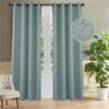 1pc Japanese Style Linen Curtains for Living Room and Balcony, Luxury Curtains Set for House, Grommet Tulles, Partition for Room
