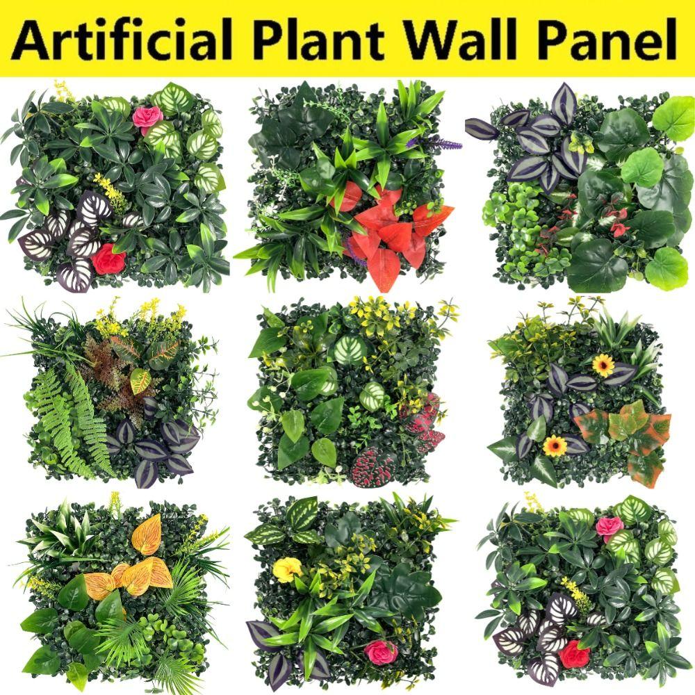 Sunflower Artificial Eucalyptus Carpet DIY Simulation Maple Plant Sheet  Living Room