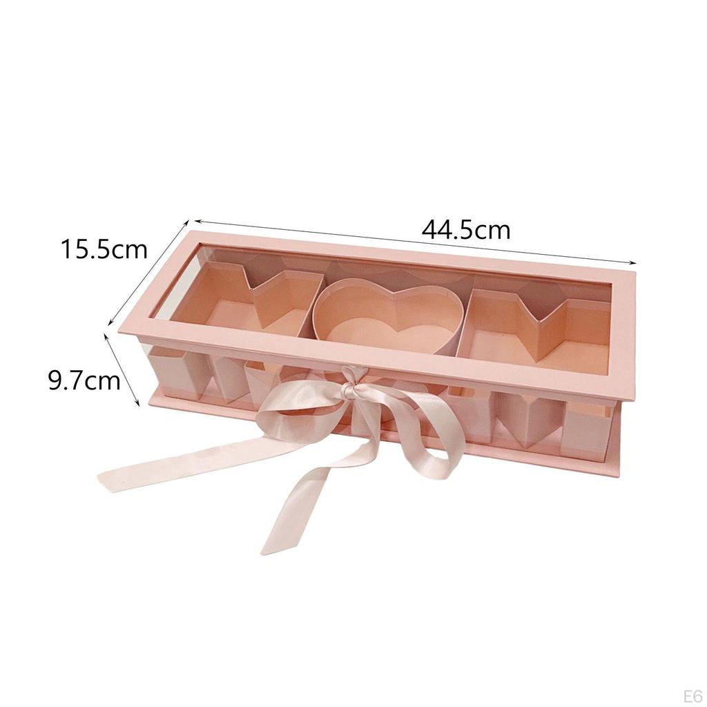 Пустая коробка для цветов в форме буквы Forever Soap Packaging DIY Gift Decoration