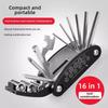 Portable Multi-Function Cycling Repair Kit: Hex Screwdriver, Socket Wrench, Folding Bicycle Tools