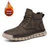 Мужские теплые хлопковые ботинки Martin 2024 года, осень/зима – большой размер, зимние ботинки средней высоты