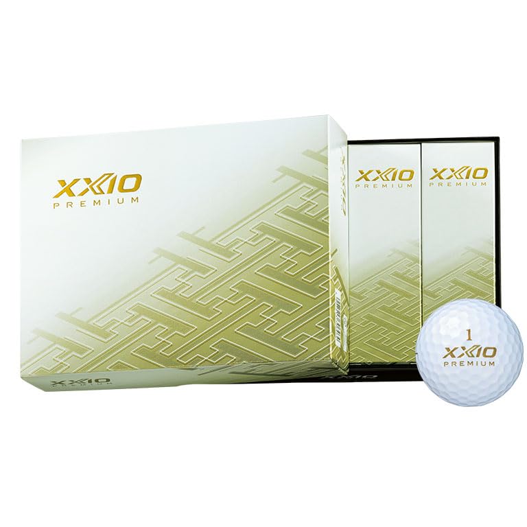 Мячи для гольфа XXIO Premium Royal Gold 2022, набор из 2 дюжин, 24 чистящих листа, оригинальный