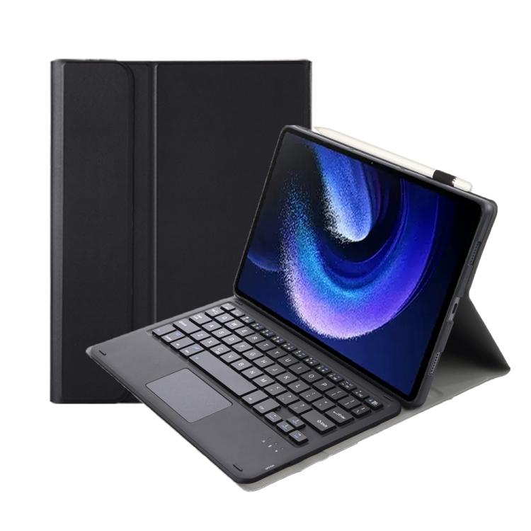 For Xiaomi Pad 6 / Pad 6 Pro A0N7-A Lambskin Texture Ultra-thin Bluetooth Keyboard Leather Case with Touchpad