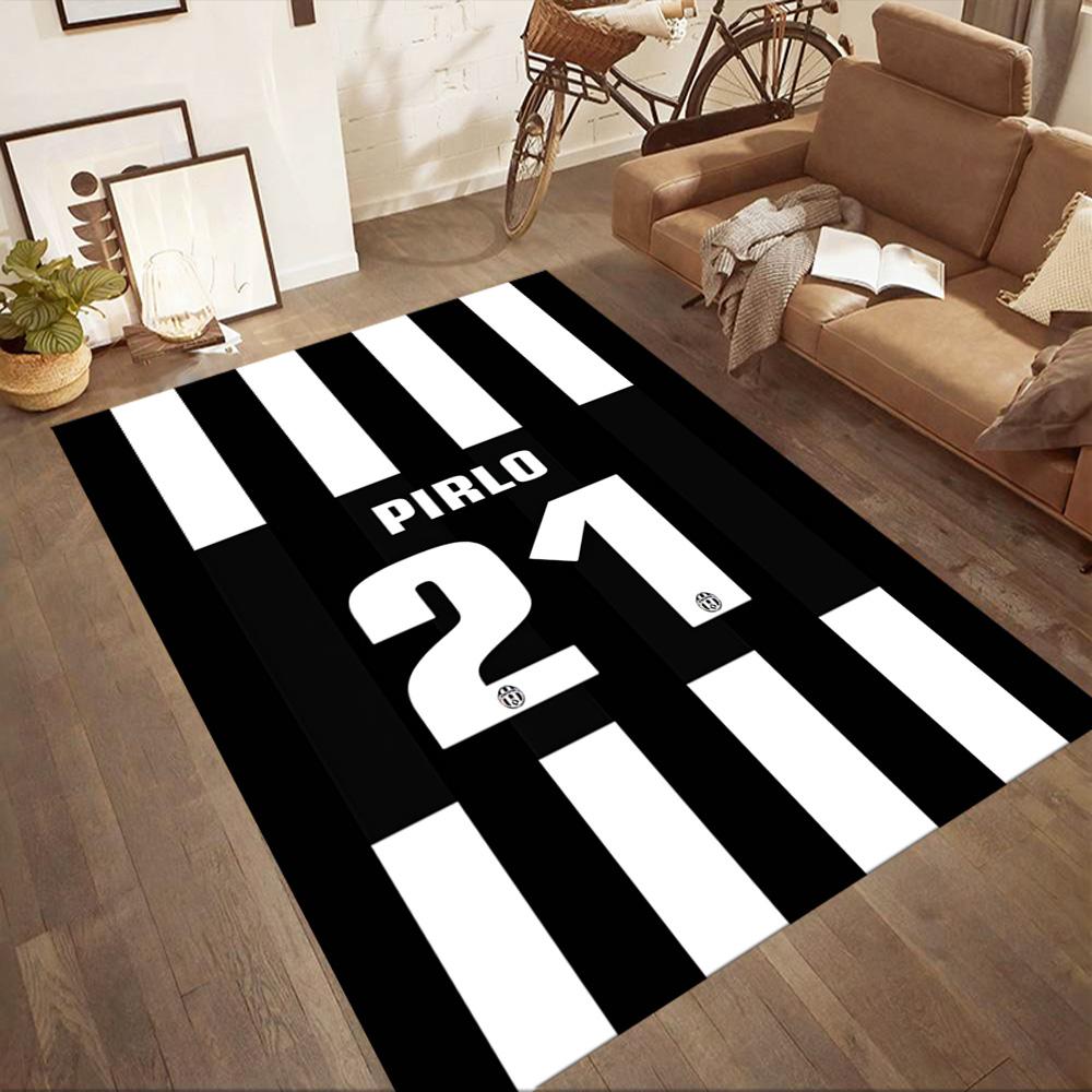 Juventus Floor Rug Office Rug Perfect For Game Room Living Rooms Dormitory Bedrooms Antislip Carpet Decorate Offices Gift For Festivals