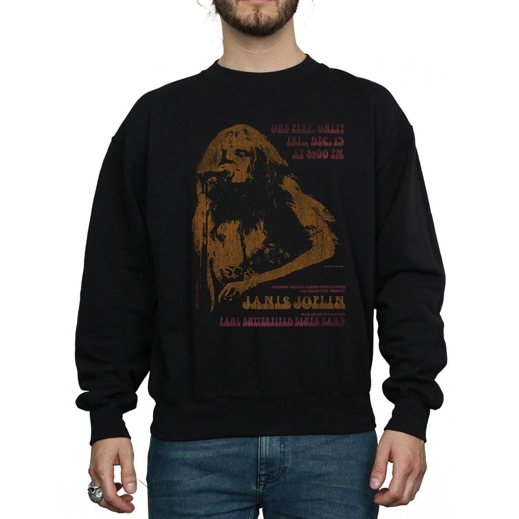 Janis Joplin Mens Madison Square Garden Sweatshirt