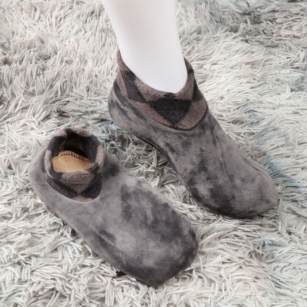 Термоноски мужские леопардовые зимние теплые утолщенные носки для сна противоскользящие носки для пола