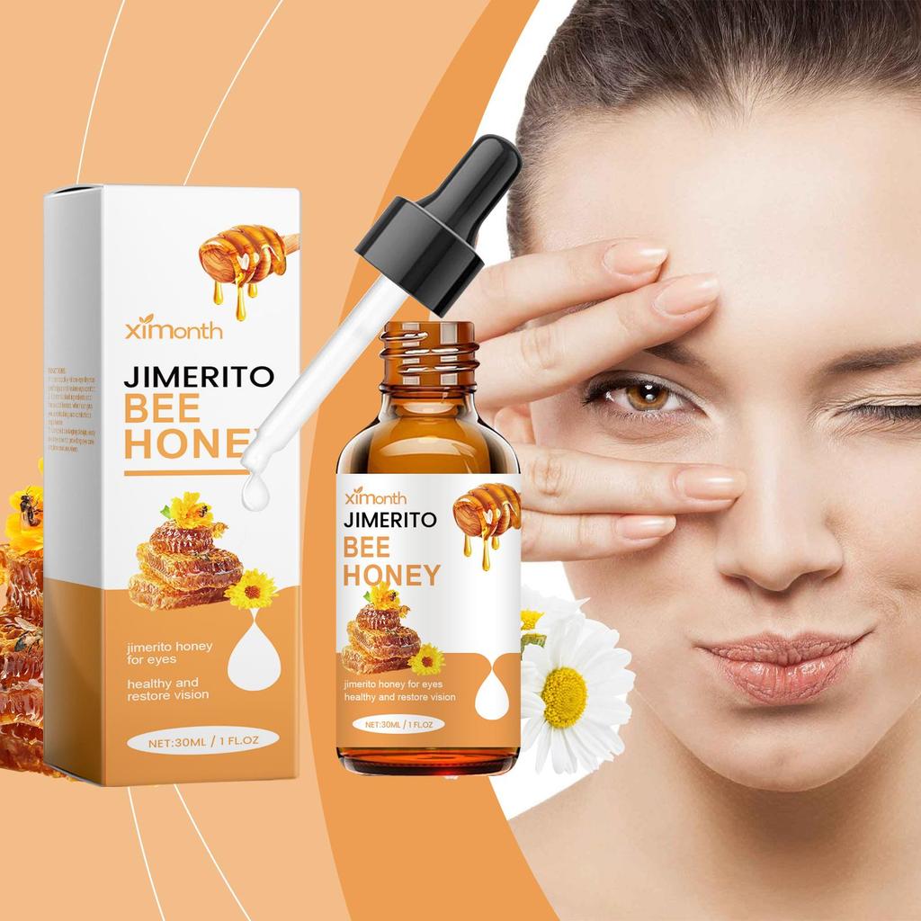 Ximonth Honey Eye Drops Refreshing & Moisturizing Relief Eye Dryness Comfort Drops