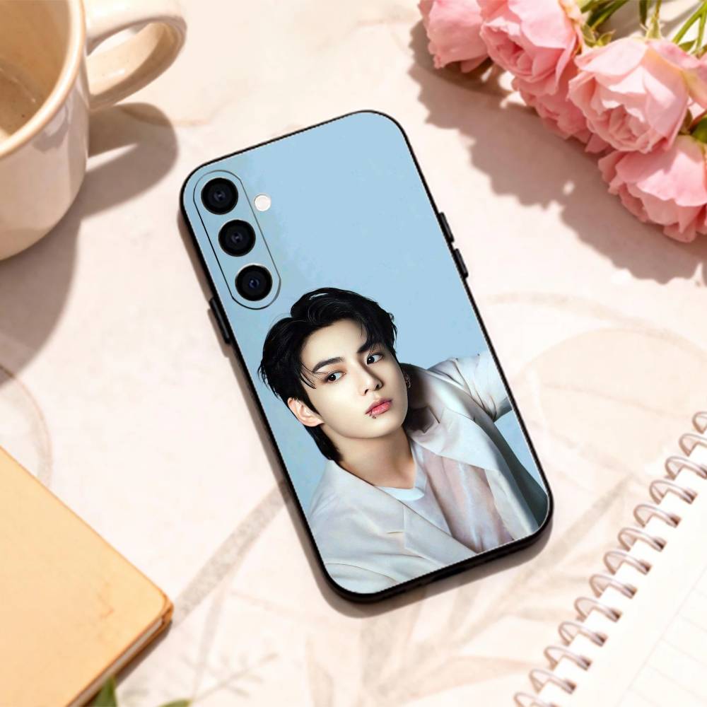 Крутой K-Kpop J-JungkookS Чехол для телефона Для Samsung Galaxy A73,A72,A71,A70,A53,A52,A51,Другие Мягкий Черный Корпус