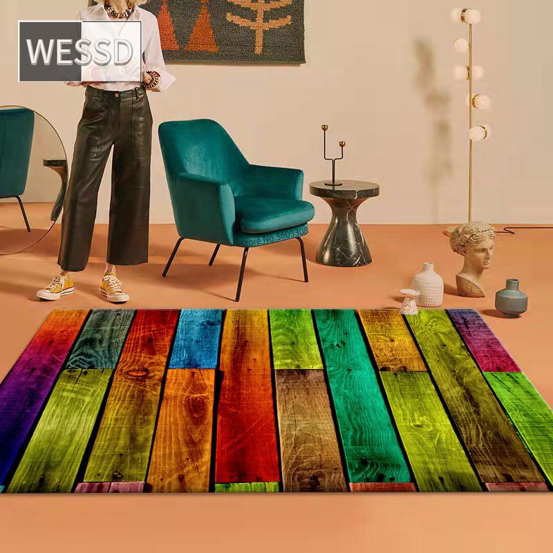 3D ковер с деревянным принтом для гостиной, ретро, ​​индивидуальный размер, мягкий нескользящий кухонный ковер, детский игровой коврик, коврик для передней двери, коврик