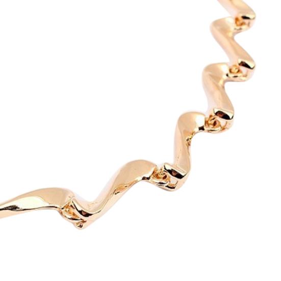 Women's Korean Wave Chain Style Choker Statement Bib Necklace Jewelry