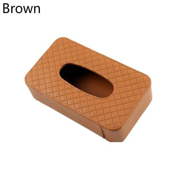 Коробка для салфеток Креативные автомобильные принадлежности Высококачественная автомобильная солнцезащитная спинка для сиденья Подвесная кожаная коробка для салфеток