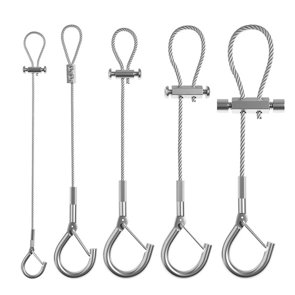 Новый стальной трос с регулировкой, запиранием, выдвижной, крепеж, подвесной провод для освещения