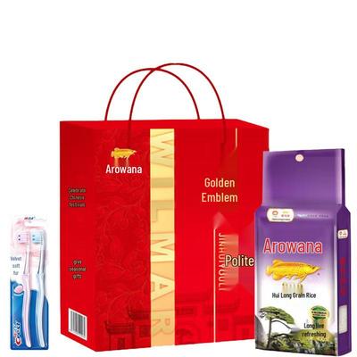 Набор зубных щеток Crest Velvet Gum Care 2 шт. с подарочным набором «Золотая рыба-дракон и рис»