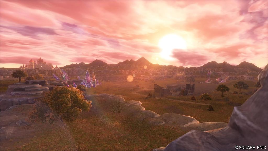 Dragon Quest X Дверь в будущее и дремлющая девушка Онлайн Windows -