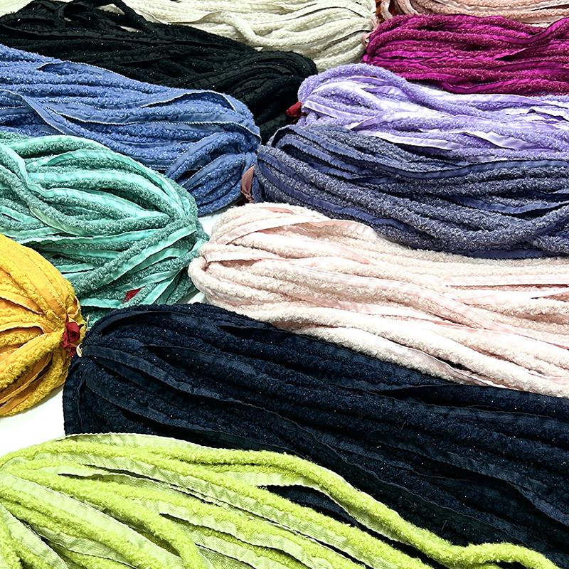 1 м DIY костюм ремесла искусственная отделка из овечьей шерсти аксессуары для одежды блестящая яркая шелковая отделка