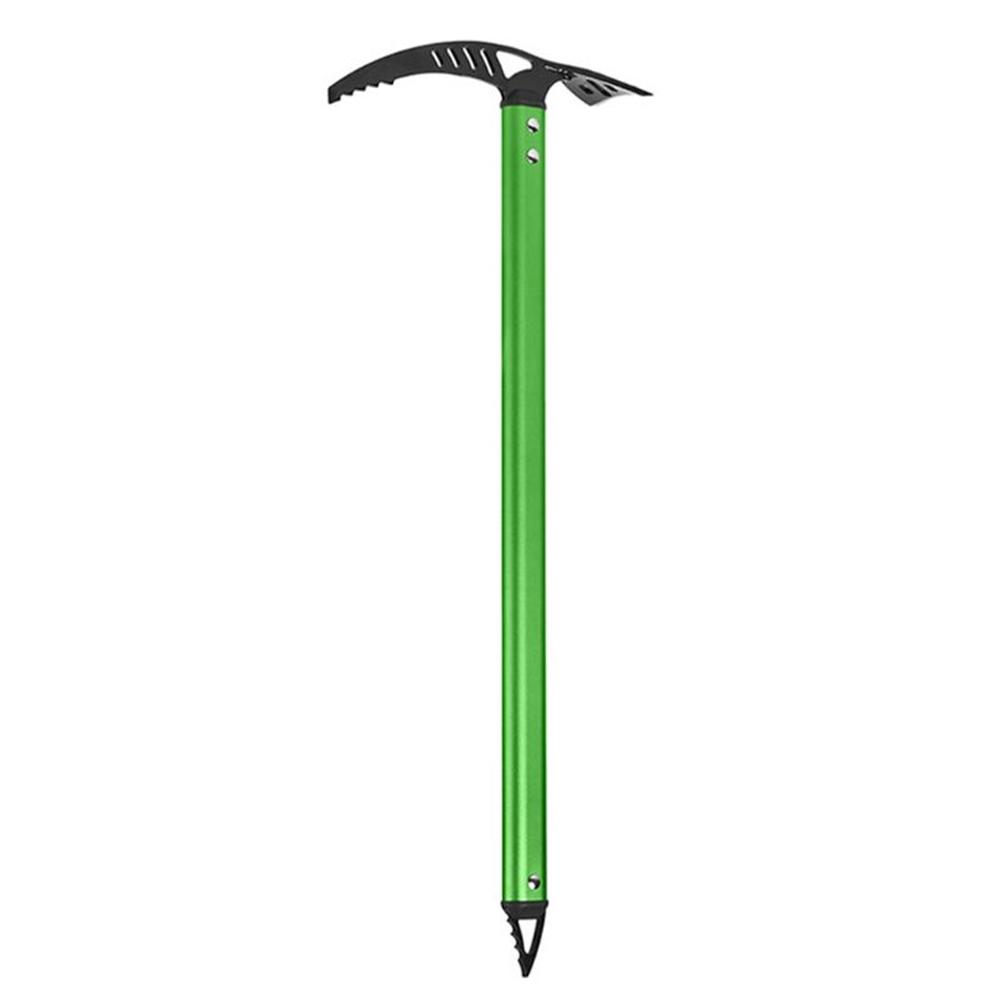 Outdoor Camping Ice Axe Aluminum Alloy Mountaineering Axe 70cm Walking Pick for Camping