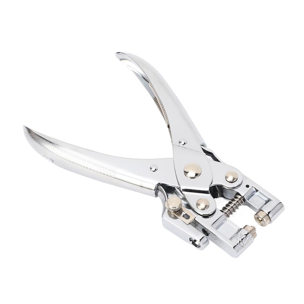 5mm Single Hole Puncher Eyelet Grommet Handheld Punching Tool A4 Paper 30 Sheets Capacity