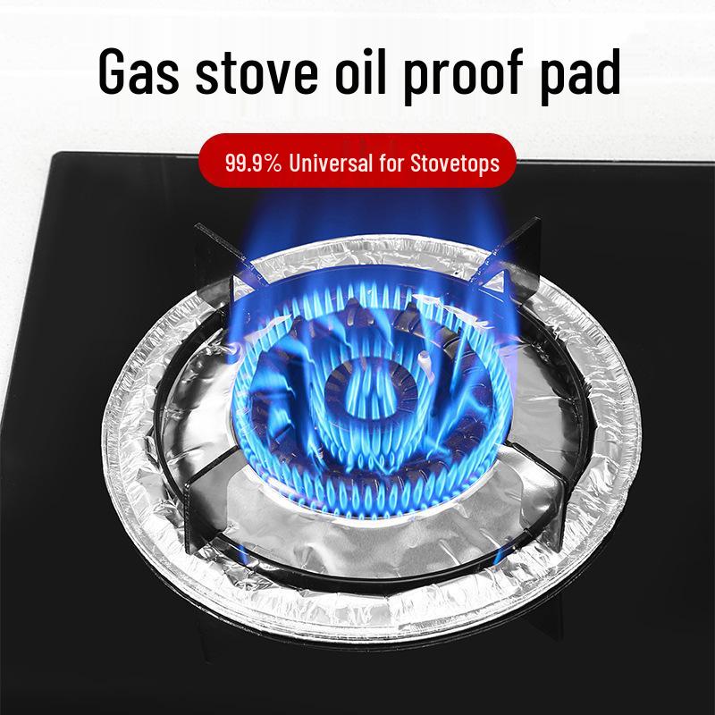 Маслостойкая фольгированная подкладка для газовой плиты - Защитное покрытие для чистоты варочной поверхности