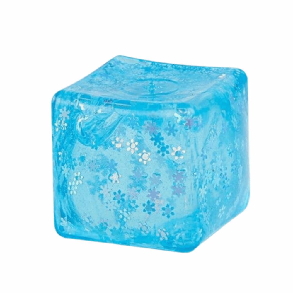 Clear Cube Squeeze Ball Soft Slow Rebound Toy Anti-Anxiety Sensory Cube Office Break