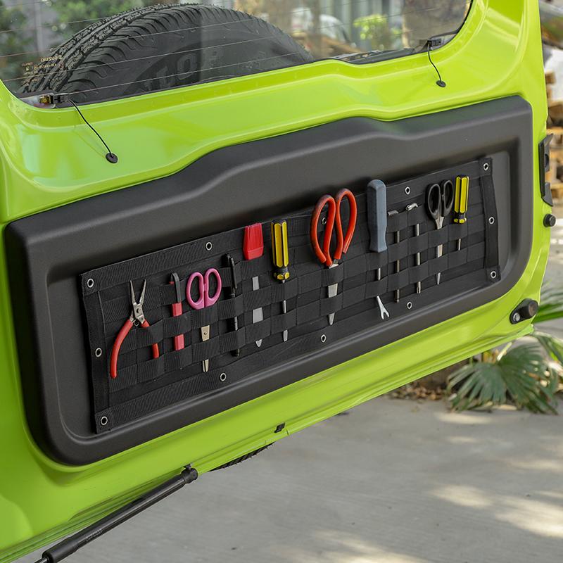 Подвесная сумка для хранения на задней двери автомобиля, органайзер, держатель для сумки, подходит для Suzuki Jimny 2012-2017, 2019 Up