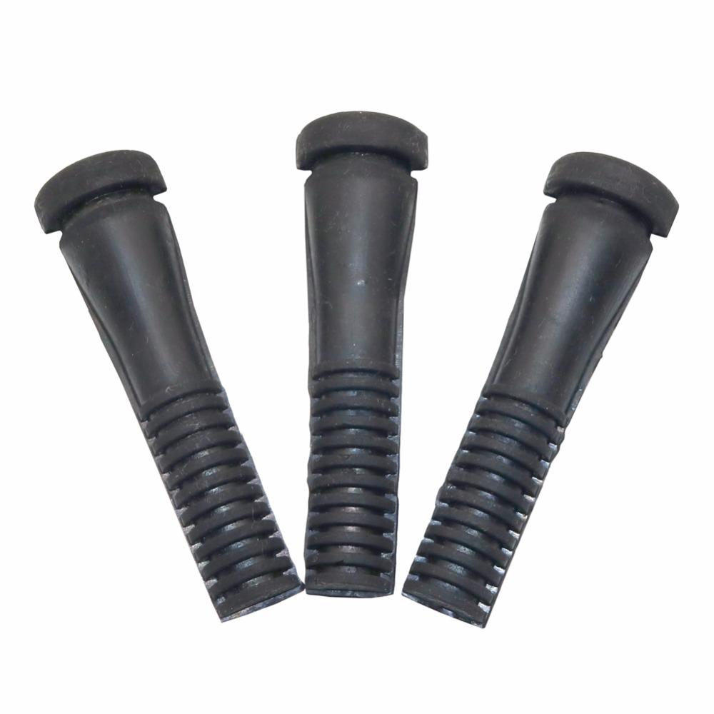 9.7 Cm Rubber Plucking Fingers Removal Machine Poultry Rubber Rod Pigeon Quail Glue Stick Plucker Poultry Supplies Tool 50 Pcs