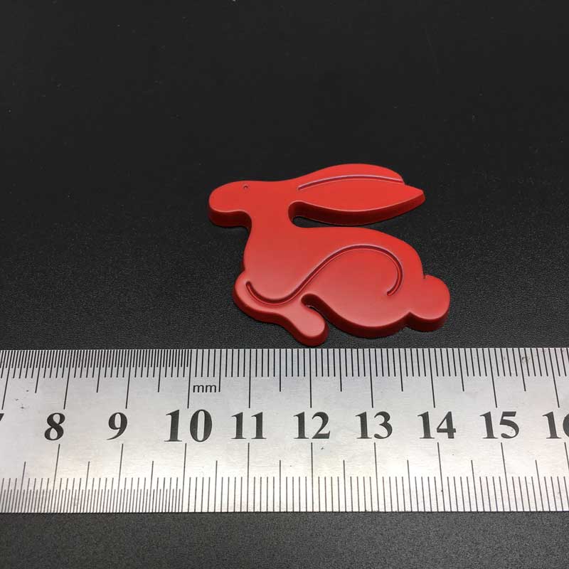 3D Metal Running Rabbit logo Car Stickers For Volkswagen Polo Golf 3 4 5 6 7 GTI Car Body Trunk Emblem Badge Decal Car Sticker