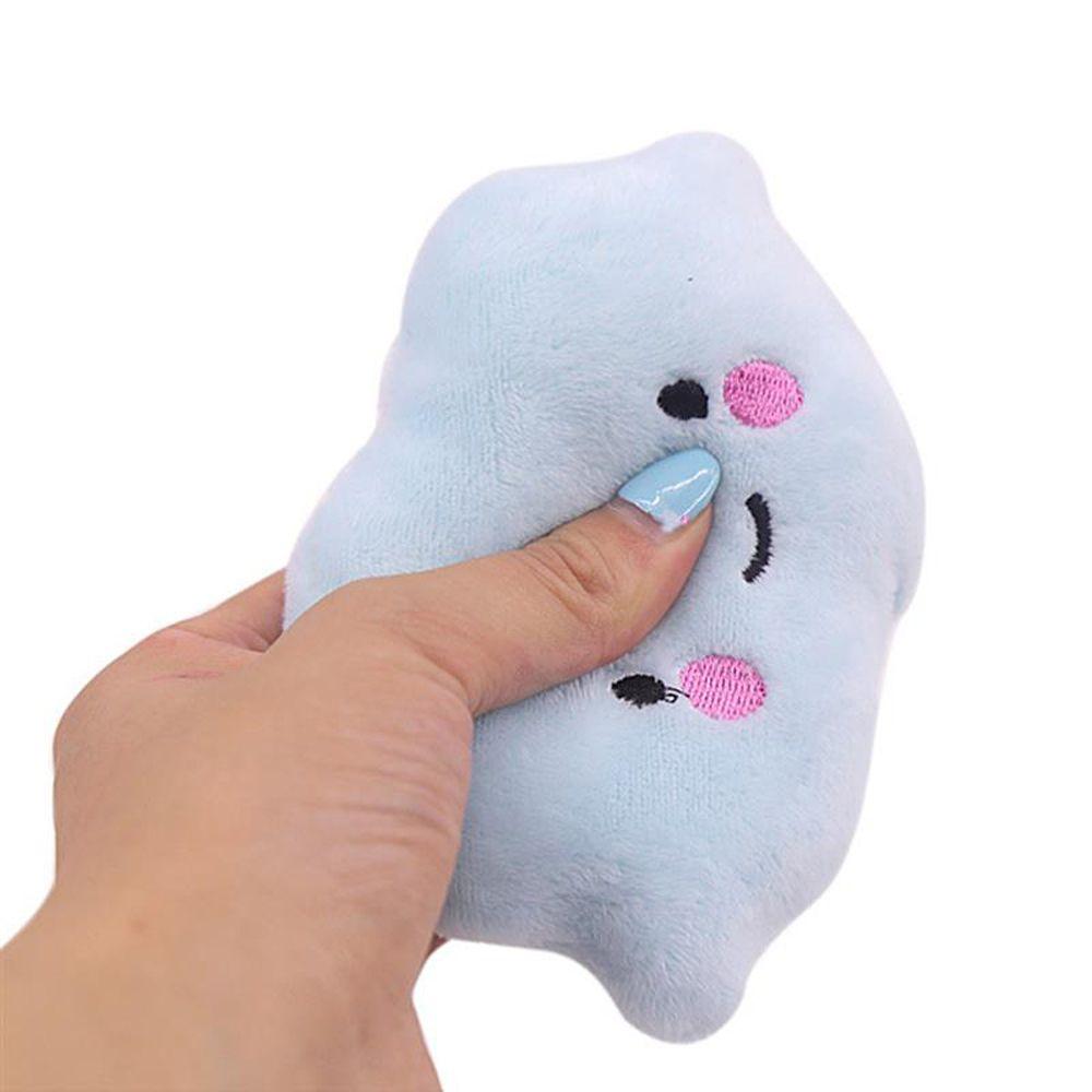 White Cloud Star Sound Squeaker Dog Chew Toys Sounding Plush Toy Cat & Dog Molar Bite Resistant