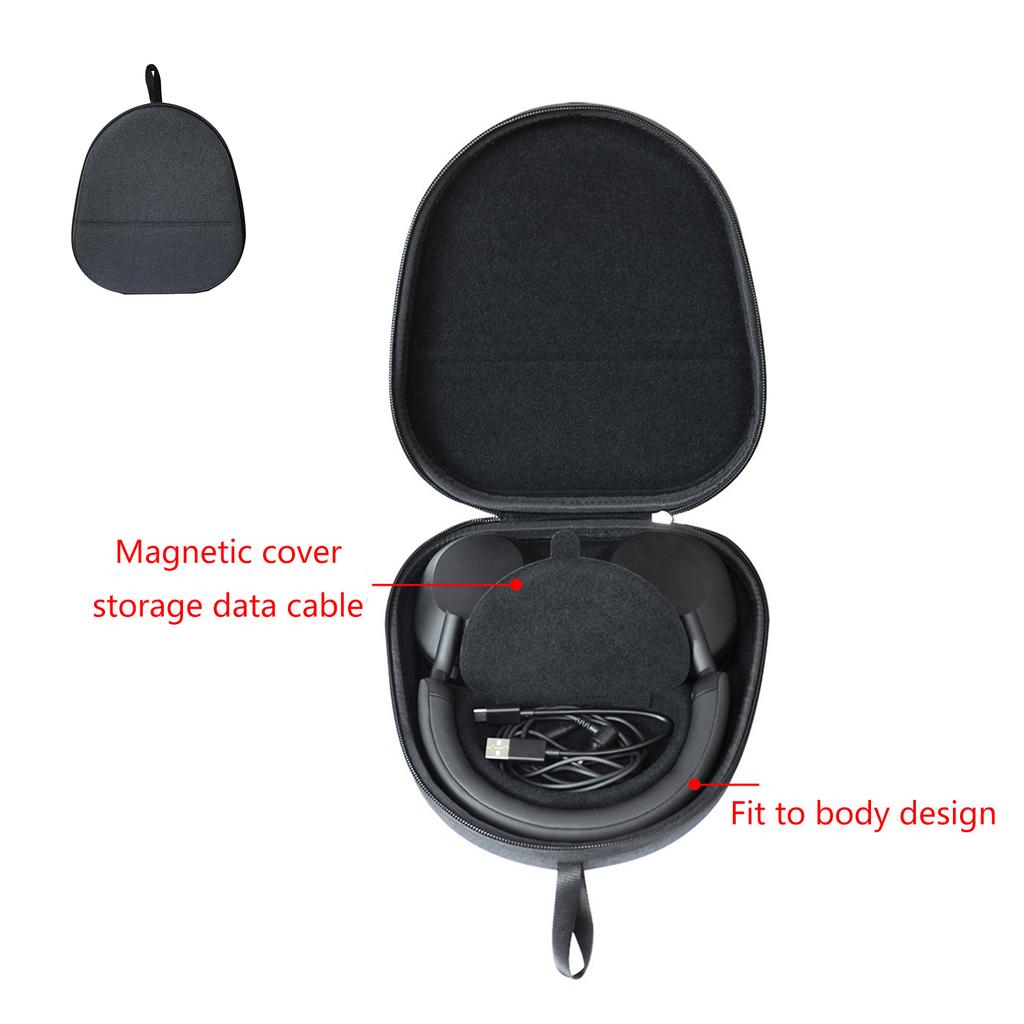 Waterproof Headset Case Carrying Pouch for WH1000XM5 Headphones Fashionable Storage Bag Perfect for Travel Sports