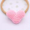 Полуфабрикаты в форме сердца Аксессуары Ручная работа Вязание крючком Шерсть Хлопок Вязание Персиковое сердце Одежда Обувь Носки Шарф Аксессуары Аксессуары Аксессуары