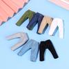 Fashion Kids Toys 1/11 1/12 Doll Leather Pants Clothes Accessories Dolls Trousers Denim Jeans