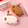 Cute Capybara Plush Pencil Case Cosmetic Bag Guinea Pig Pen Pouch Large Capacity Pencil Bag School Supplies Stationery Box