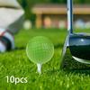 10 Pieces Golf Practice Balls Diameter 4.2 Cm Portable Lightweight Realistic Training