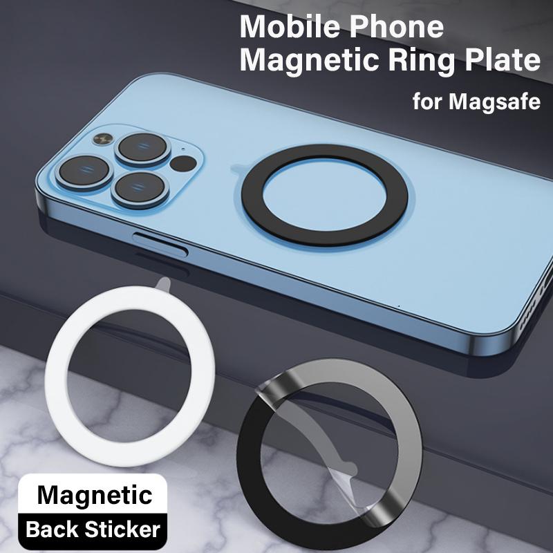 Магнитная пластина для мобильного телефона для беспроводной зарядки Magsafe, задняя наклейка-патч для магнитного держателя, магнитный лист для iPhone Samsung