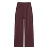 Ankola 2024 Women's High-Waist Wide-Leg Red Suit Pants for Autumn
