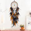 Dreamcatcher Colorful Feather Hanging Ornaments Crystal Hand-woven Wind Chimes Living Room Wall Decorations Festival Party Gifts