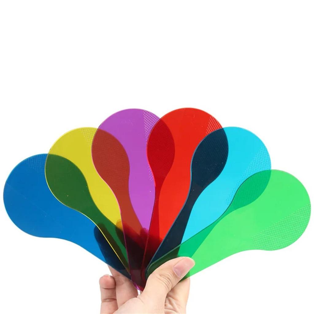 6pcs Kids Color Learning Boards Light Table Early Educational Painting Drawing Toy Plastic Drawing Cognition Kids Toy