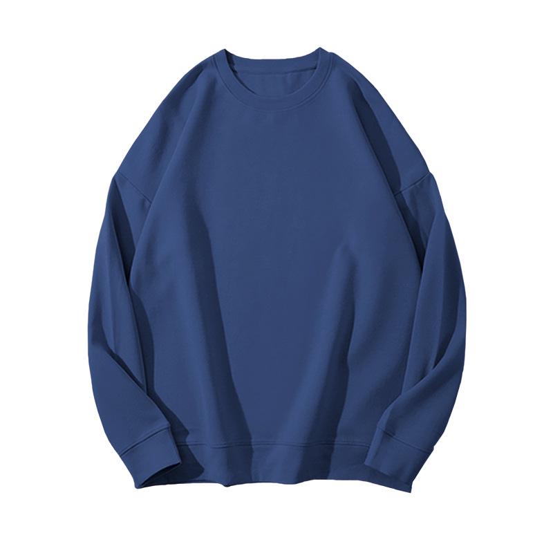 Однотонный флисовый свитшот в корейском стиле: Женский свободный повседневный осенне-зимний топ и наряд для студенческой пары.