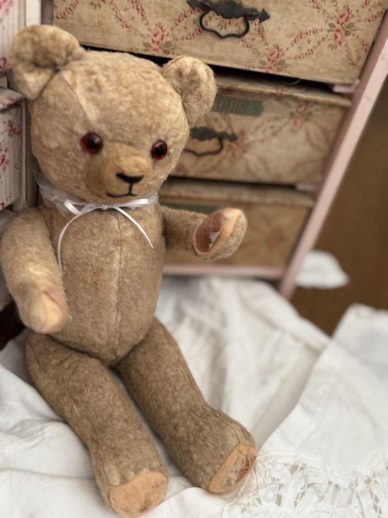 [USED] Antique teddy bear stuffed toy
