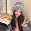 New Wool Hat for Women Warm and Cold Hat Showing Their Faces Cute Knitted Hat for Women Plus Velvet Ear Protection Head Hat for Women