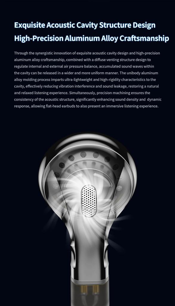 TRN Seahorse Pro Intraconca Earphones Dynamic Driver Earphones Wired Composite Diaphragm Earphones Aluminum Housing 2Pin Detachable Cable 14.2mm