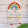 Macrame Rainbow Clouds Tapestry Handmade Room Decoration Delicate Photo Prop  Home