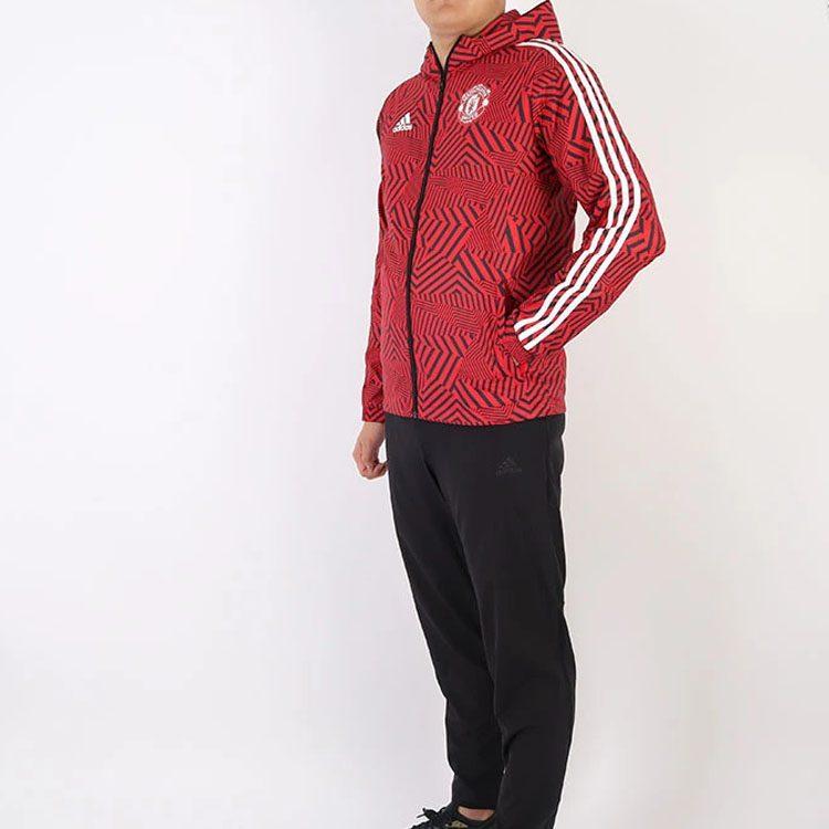 adidas Куртки Манчестер Юнайтед Мужские Натуральный Красный С Капюшоном Умеренные Другие FR3844