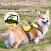 New Dog Chest Strap Traction with Dog Poop Bag Holder Reflective Dogs Chest Harnesses Medium Large Dog Supplies