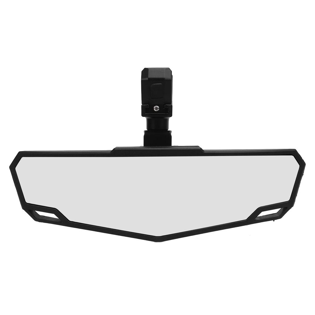 UTV Rear View Mirror Shockproof Wide Angle HD Center Rearview Mirror 1.5in to 2in Roll Bar Mount Replacement for