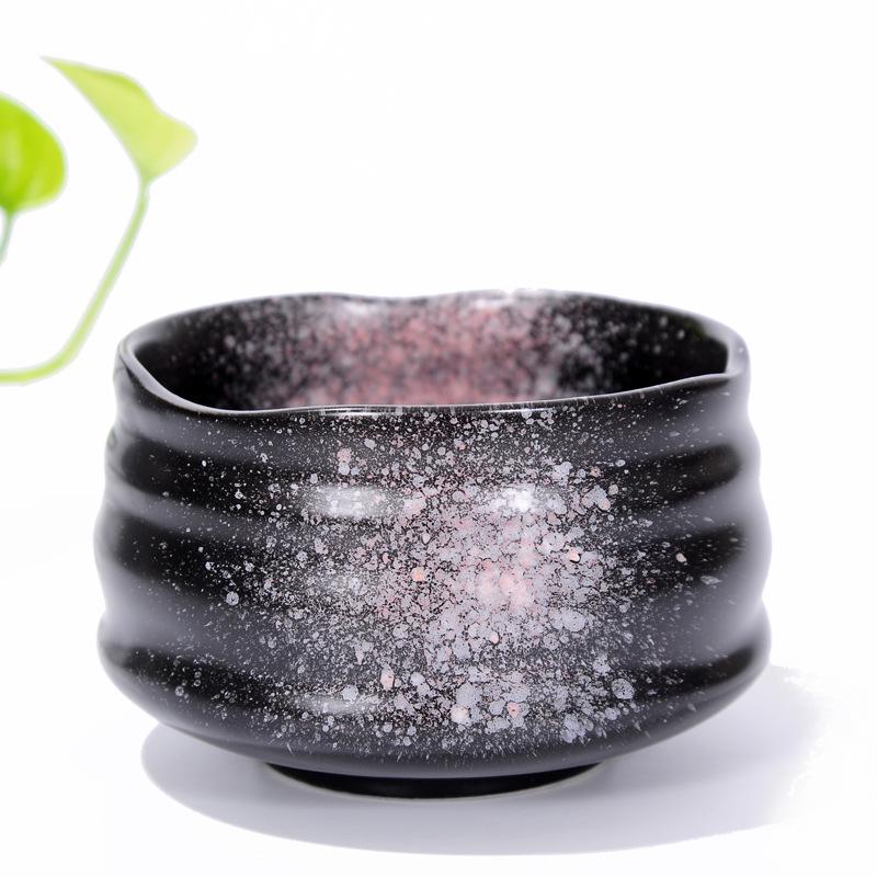 Японский чайный сервиз матча: Керамическая чаша, подставка для часена и инструменты в стиле эпохи Сун