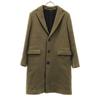 SCYE BASICS Made In Japan 100% Wool Chester Coat 38 Khaki Women Used