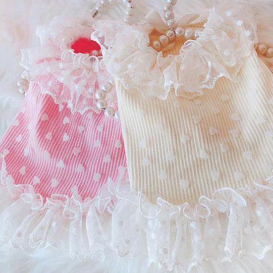 Дышащее платье для собак Красивый привлекательный очаровательный пуловер Юбка для щенка для повседневной жизни