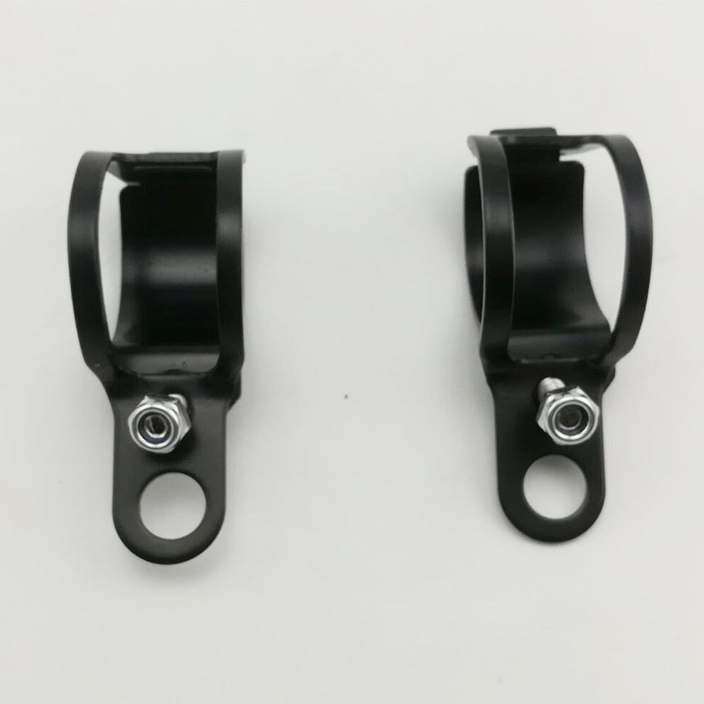 HANSWD1 пара металлических мотоциклетных модификаций указателей поворота, кронштейн-зажим 30~45 мм (черный)