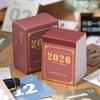 Мини-календарь 2026 Ежедневник 365 дней Отрывной календарь для офиса школы дома Настольный органайзер Блокнот Подарок для студентов