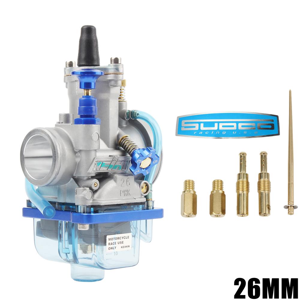 Карбюратор для мотоцикла Keihin PWK 24 26 28 30 32 34 мм Скутеры С Power Jet Мотокросс Универсальные запчасти Грязевой мотоцикл Гонки